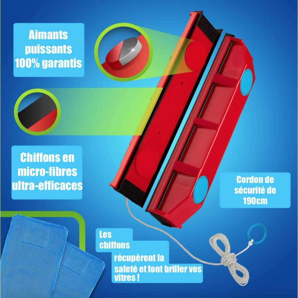 MagnetikClean : Le lave vitre qui nettoie vos intérieur comme extérieur !