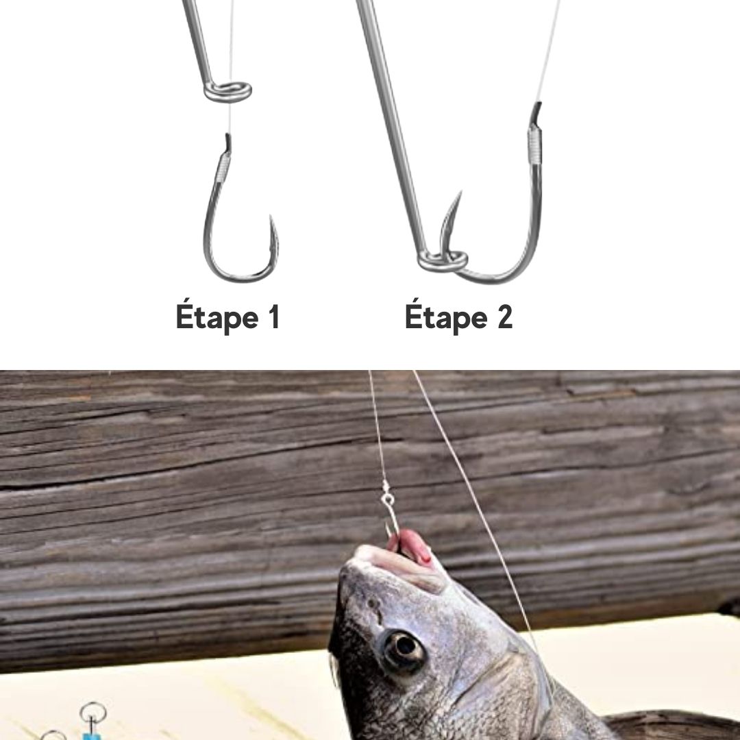 Extracteur d'hameçon de pêche x3 - Antidérapant - Simple à utiliser
