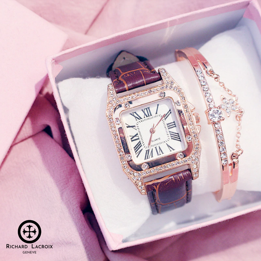 Richard Lacroix : La montre et le bracelet Santorini - Femme
