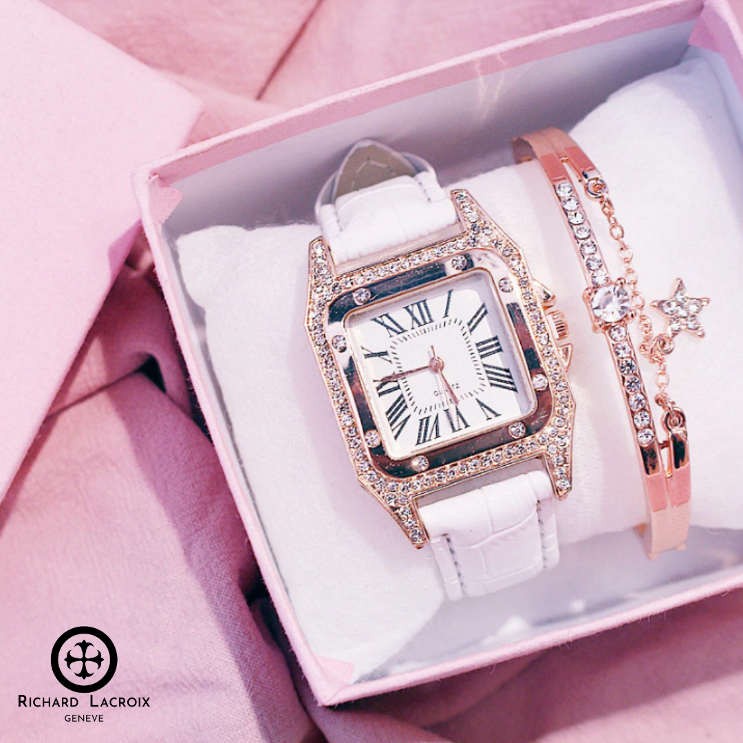 Richard Lacroix : La montre et le bracelet Santorini - Femme