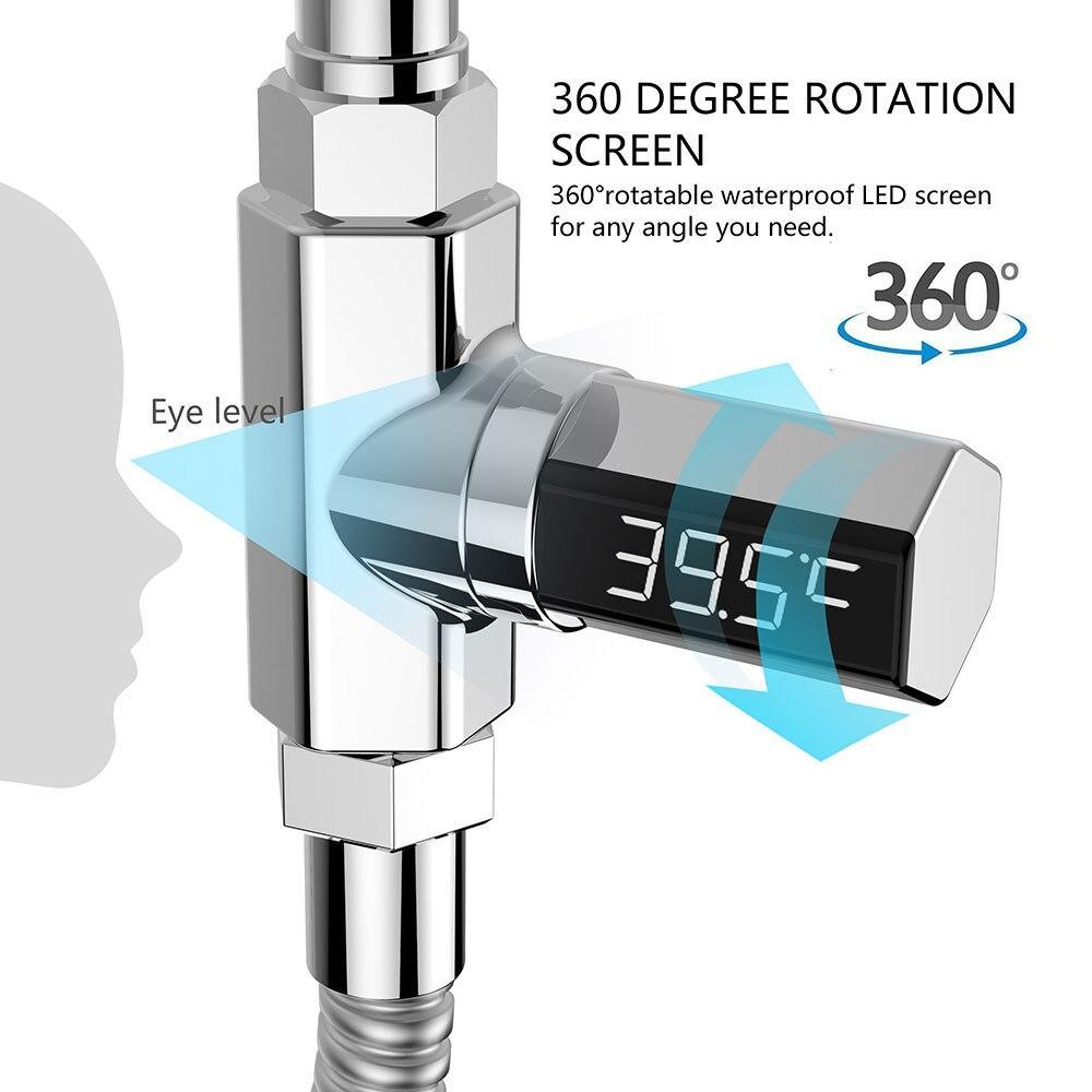 Therme Eau Mètre : Le thermomètre LED à robinet