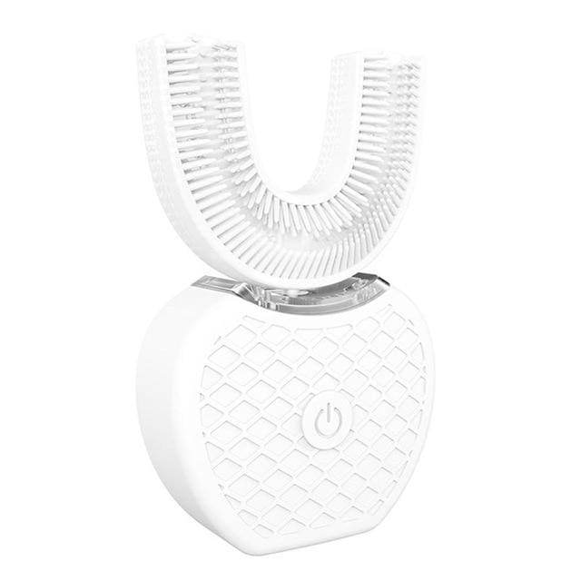 Clear Brosse 360 : La brosse à dent électrique 360° pour se brosser les dents en quelques secondes et blanchir ! - Blanc