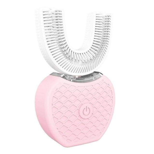 Clear Brosse 360 : La brosse à dent électrique 360° pour se brosser les dents en quelques secondes et blanchir ! - Rose