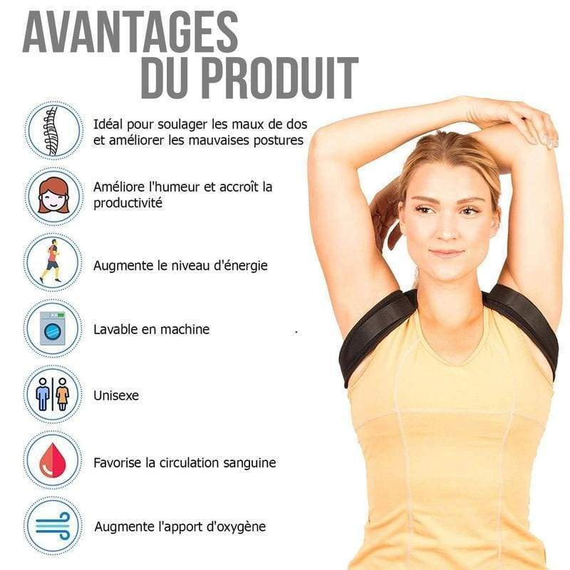 Correcteur de posture Professionnel : Adoptez une parfaite et corrigez vos douleurs