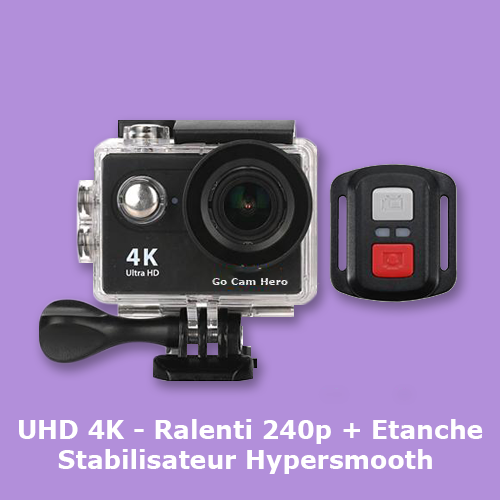 Go Cam Hero™ : La caméra compacte ultra HD 4K à emmener partout avec vous !
